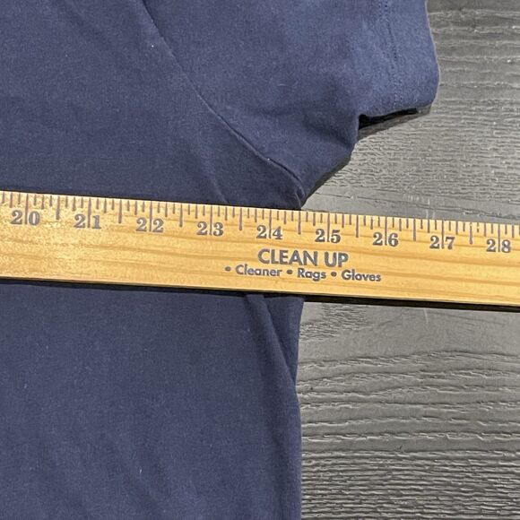 Vtg The Nike Tee Red Swoosh Navy Blue Nike T-shirt Size XXL 2XL Short Sleeve - Picture 5 of 9